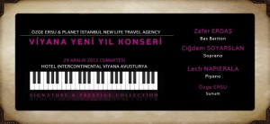 Özge Ersu Gezileri Viyana Yılbaşı Konser Programı